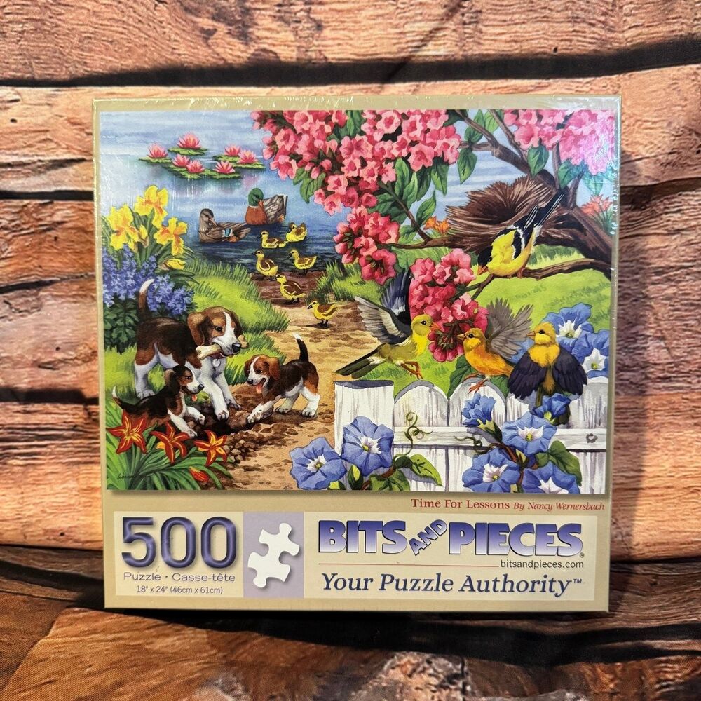 Bits and Pieces 500-Piece Jigsaw Puzzle Time For Lessons 18x24 in Nancy